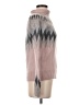 Obermeyer 100% Wool Chevron-herringbone Pink Wool Pullover Sweater Size XS - photo 4