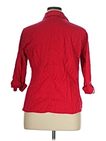DressBarn 3/4 Sleeve Button-Down Shirt (view 2)