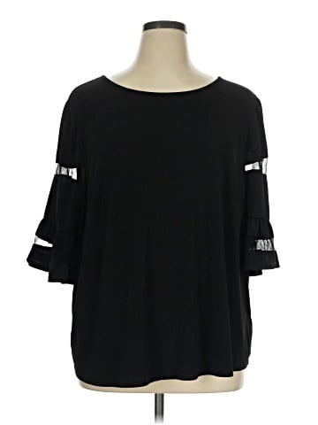 Adrianna Papell 3/4 Sleeve Top (view 1)