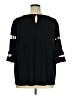 Adrianna Papell 100% Polyester Black 3/4 Sleeve Top Size XL (estimated) - photo 2