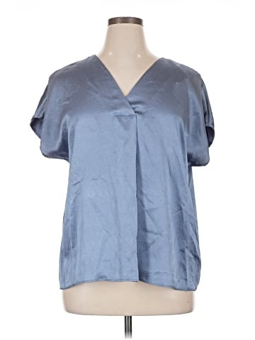 Worthington Short Sleeve Blouse (view 1)