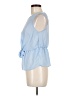 Miss Selfridge 100% Polyester Blue Sleeveless Blouse Size 6 - photo 5