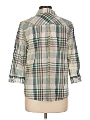SONOMA life + style 3/4 Sleeve Button-Down Shirt (view 2)