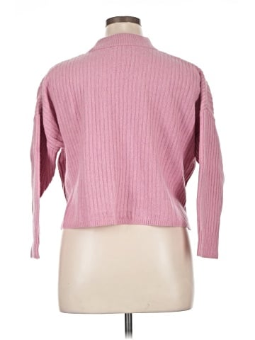 Madewell (Re)sourced Cashmere Ribbed Mockneck Pullover Sweater (view 2)