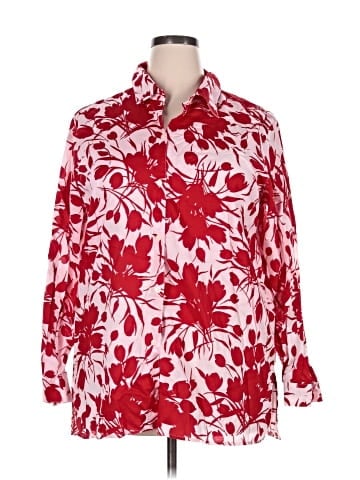 Liz Claiborne Long Sleeve Button-Down Shirt (view 1)
