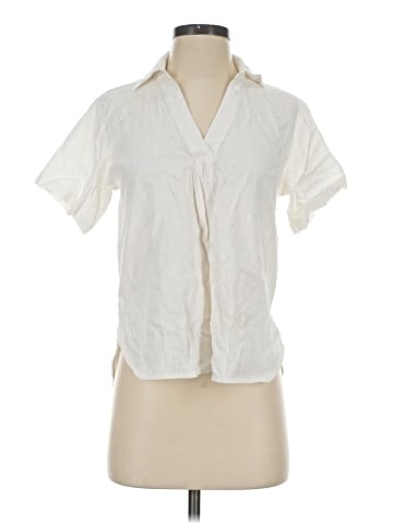 Banana Republic Factory Store Short Sleeve Blouse (view 1)