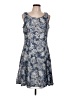 Perceptions Paisley Blue Casual Dress Size L - photo 1