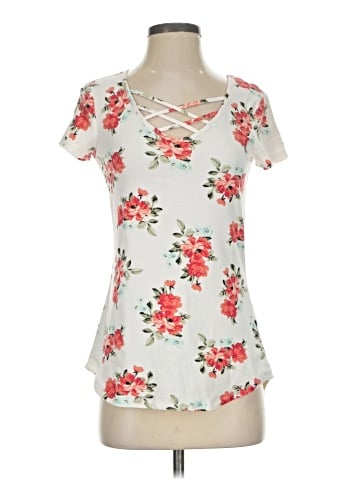 No Comment Short Sleeve Blouse (view 1)