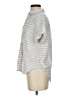 Universal Thread Stripes Gray Short Sleeve Blouse Size S - photo 5