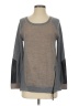 Nanette Lepore 100% Wool Color Block Gray Wool Pullover Sweater Size S - photo 1