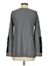 Nanette Lepore 100% Wool Color Block Gray Wool Pullover Sweater Size S - photo 2