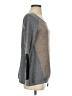Nanette Lepore 100% Wool Color Block Gray Wool Pullover Sweater Size S - photo 4