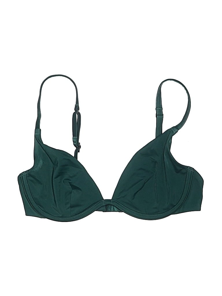 Pre-owned Cuup Swimsuit Top Green Swimwear