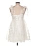 Forever 21 100% Polyester White Cocktail Dress Size L - photo 2