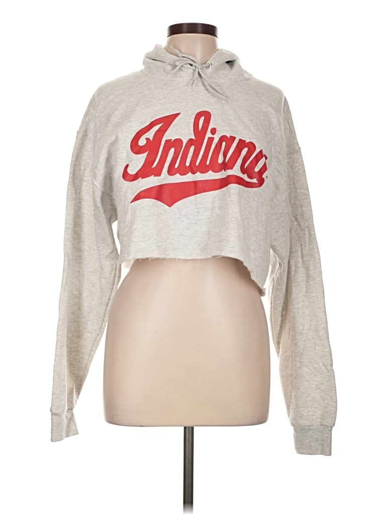 Pre-owned Jerzees Sweatshirt In Gray