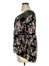 Cato 100% Rayon Black 3/4 Sleeve Blouse Size XL - photo 5