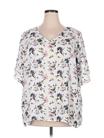 PREMISE Short Sleeve Blouse (view 1)