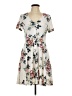 Justify Floral Ivory Casual Dress Size L - photo 1
