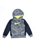 Nike 100% Polyester Gray Zip Up Hoodie Size 3T - photo 1