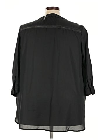 Denim 24/7 3/4 Sleeve Blouse (view 2)