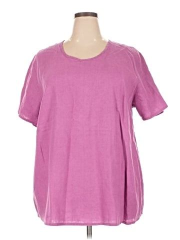 Flax Short Sleeve Top (view 1)