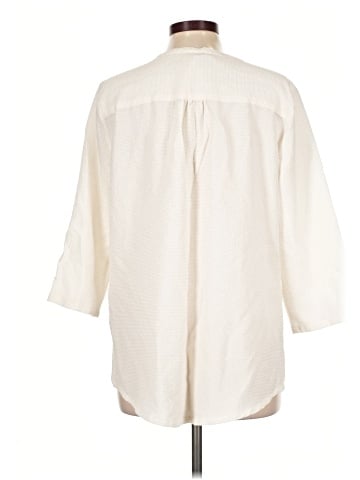 Liz Claiborne 3/4 Sleeve Button-Down Shirt (view 2)