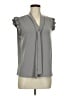 Calvin Klein Gray Sleeveless Blouse Size M - photo 1