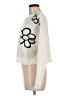 No Comment 100% Acrylic Floral Ivory Pullover Sweater Size M - photo 5