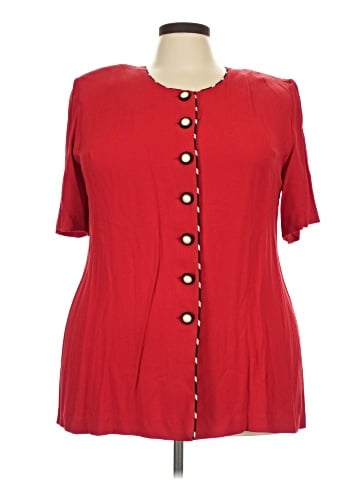 August Max Woman Short Sleeve Blouse (view 1)