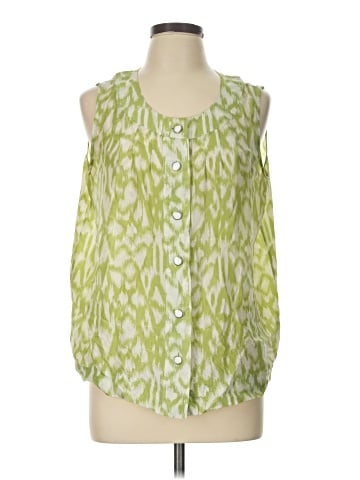 Covington Sleeveless Silk Top (view 1)