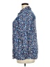 Cato 100% Rayon Floral Blue 3/4 Sleeve Button-Down Shirt Size 18/20W - photo 5