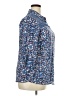 Cato 100% Rayon Floral Blue 3/4 Sleeve Button-Down Shirt Size 18/20W - photo 4