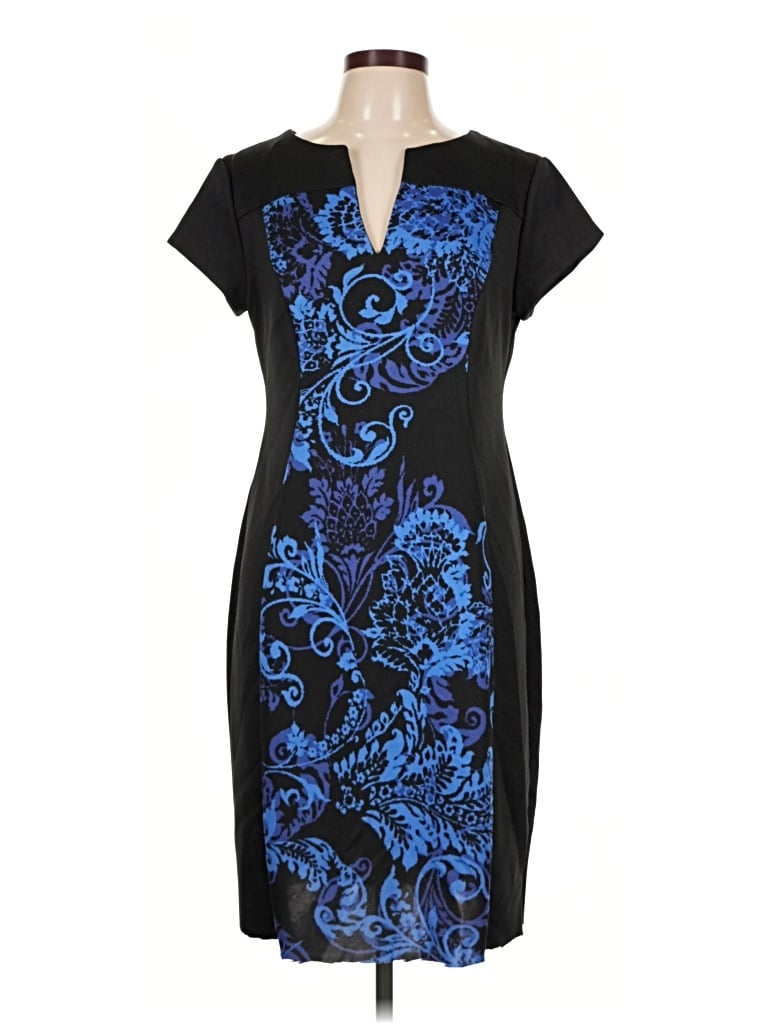 Pre-owned Connected Apparel Casual Dress In Blue