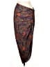 Veronica Beard Paisley Gray Purple Silk Skirt Size 12 - photo 1