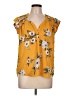 Olive and Oak 100% Polyester Yellow Sleeveless Blouse Size L - photo 1