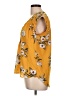 Olive and Oak 100% Polyester Yellow Sleeveless Blouse Size L - photo 5