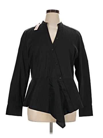 Black Label by Chico's Long Sleeve Blouse (view 1)