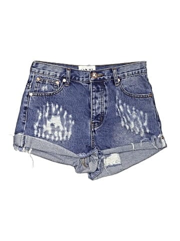 One by One Teaspoon Denim Shorts (view 1)