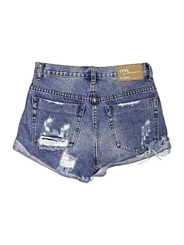 One by One Teaspoon Denim Shorts (view 2)