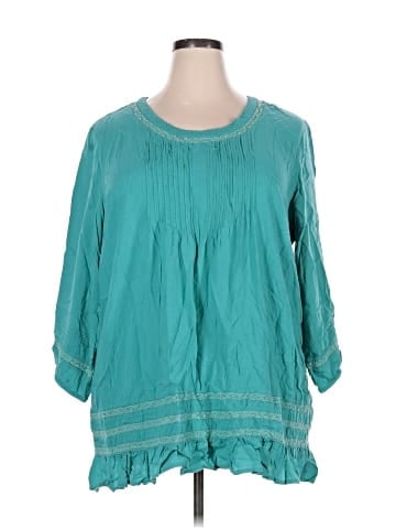 Tantrums 3/4 Sleeve Blouse (view 1)