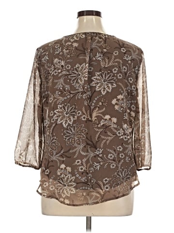 St. John's Bay 3/4 Sleeve Blouse (view 2)