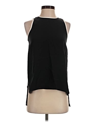 Lavender Brown Sleeveless Silk Top (view 1)