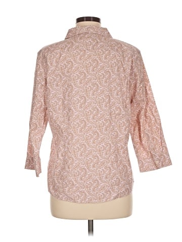 L.L.Bean 3/4 Sleeve Button-Down Shirt (view 2)