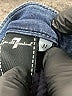 7 For All Mankind Hearts Blue Jeans Size 31 waist - photo 7