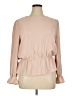 Assorted Brands 100% Polyester Tan Long Sleeve Blouse Size XL - photo 1