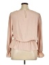 Assorted Brands 100% Polyester Tan Long Sleeve Blouse Size XL - photo 2