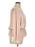 Assorted Brands 100% Polyester Tan Long Sleeve Blouse Size XL - photo 4