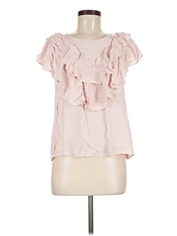 Listicle Short Sleeve Blouse (view 1)