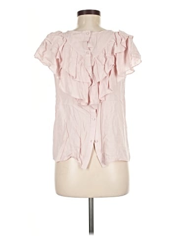 Listicle Short Sleeve Blouse (view 2)