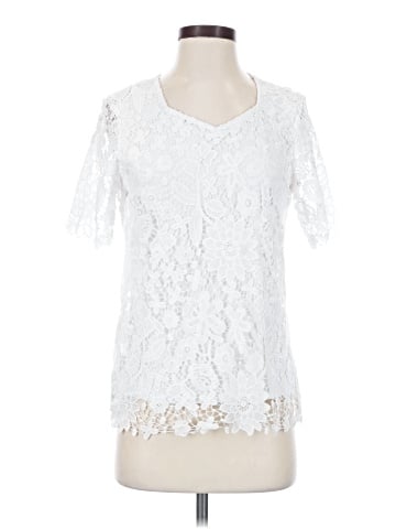 Draper's & Damon's Short Sleeve Blouse (view 1)